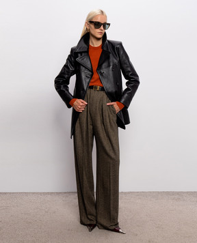 Saint Laurent Terracotta cashmere sweater 871009Y77LF