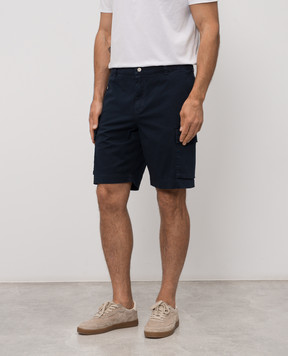 Woolrich Blue cargo shorts CFWOSH2001MRUT5262