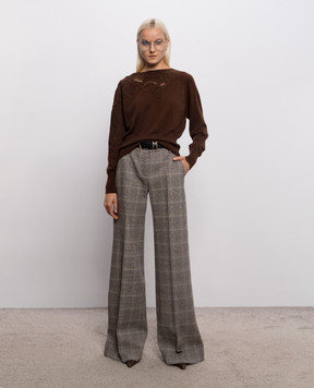 Ermanno Scervino Brown cashmere jumper D495M302APPYU