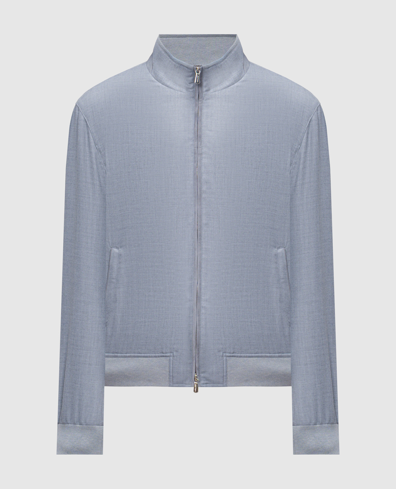 Blue cashmere jacket
