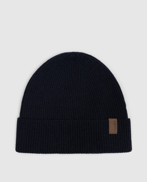 MooRER Blue MIDAS cashmere hat MIDASX12
