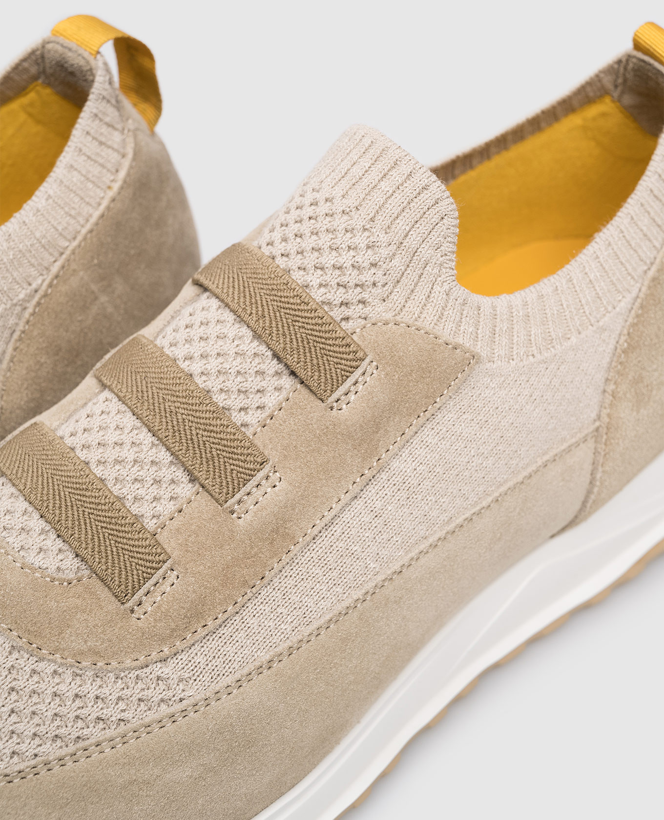 

Beige combination sneakers with logo Doucal's