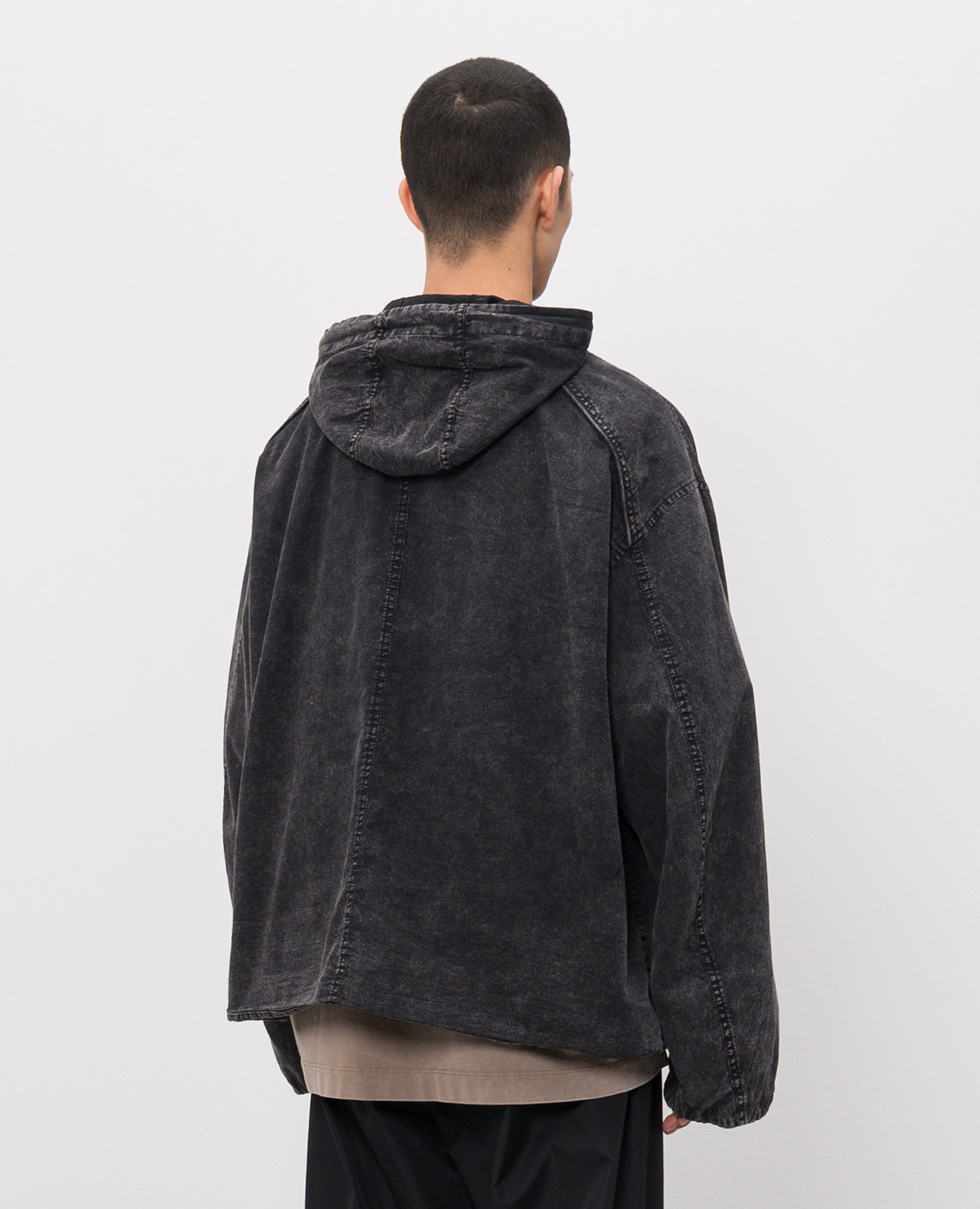 Black jacket with a worn effect Juun.j 4