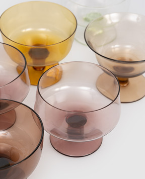 Bitossi Home Set of glass dessert bowls 6 pcs MCV01161