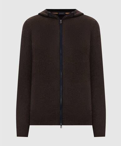 Waythree brown cashmere cardigan