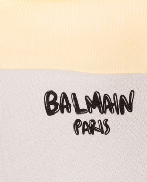 Balmain Children's sports jacket with logo print BZ4I90Z3183410