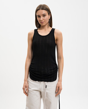 Ann Demeulemeester Mara black tank top B0011982FA736