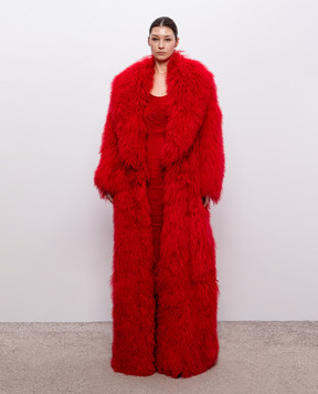 Nissa Red fur coat EXRG20