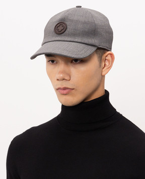 Peserico Gray cap with wool R76060C000588