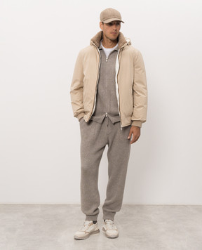 Brunello Cucinelli Beige cashmere joggers M22704849G