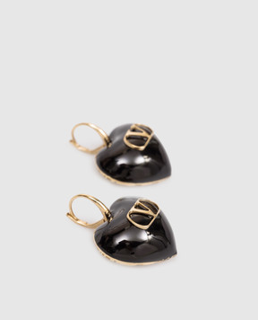 Valentino Black Coeur Royal earrings 8W2J0AE4MJP