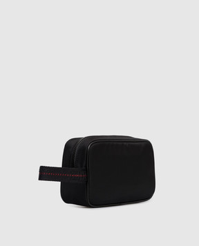 Off-White Black Arrow logo print toiletry bag OMNS02CC99FAB001