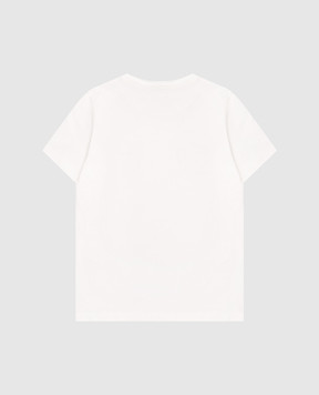 Versace Children's white T-shirt with logo 10185601A16800