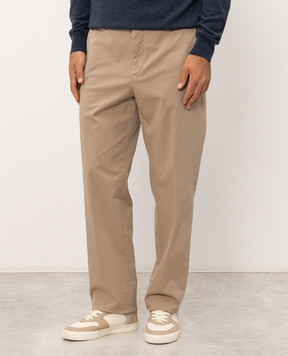 Peserico Beige cotton pants R54743T2302440
