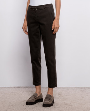 Peserico Brown pants A04793T302479