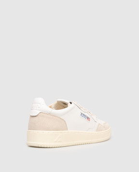 AUTRY White leather sneakers MEDALIST A1UNAULMLS33