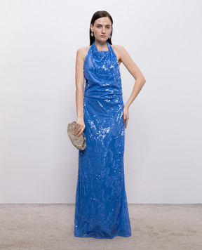 Simkhai Reannon blue sequin dress 2261235LS