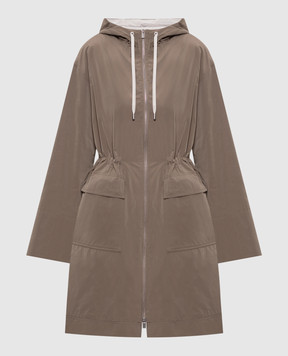 Peserico Khaki raincoat A251306953A