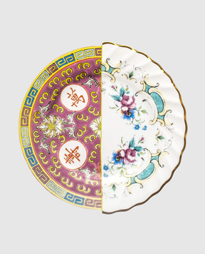 SELETTI Eudossia porcelain dessert plate 09703