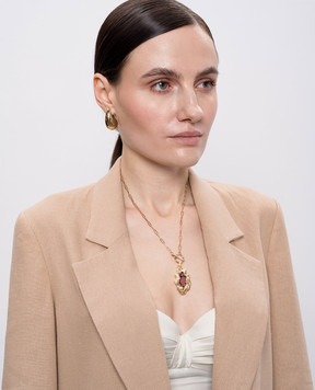 Oceanus Gold chain with Panopea pendant PANOPEA