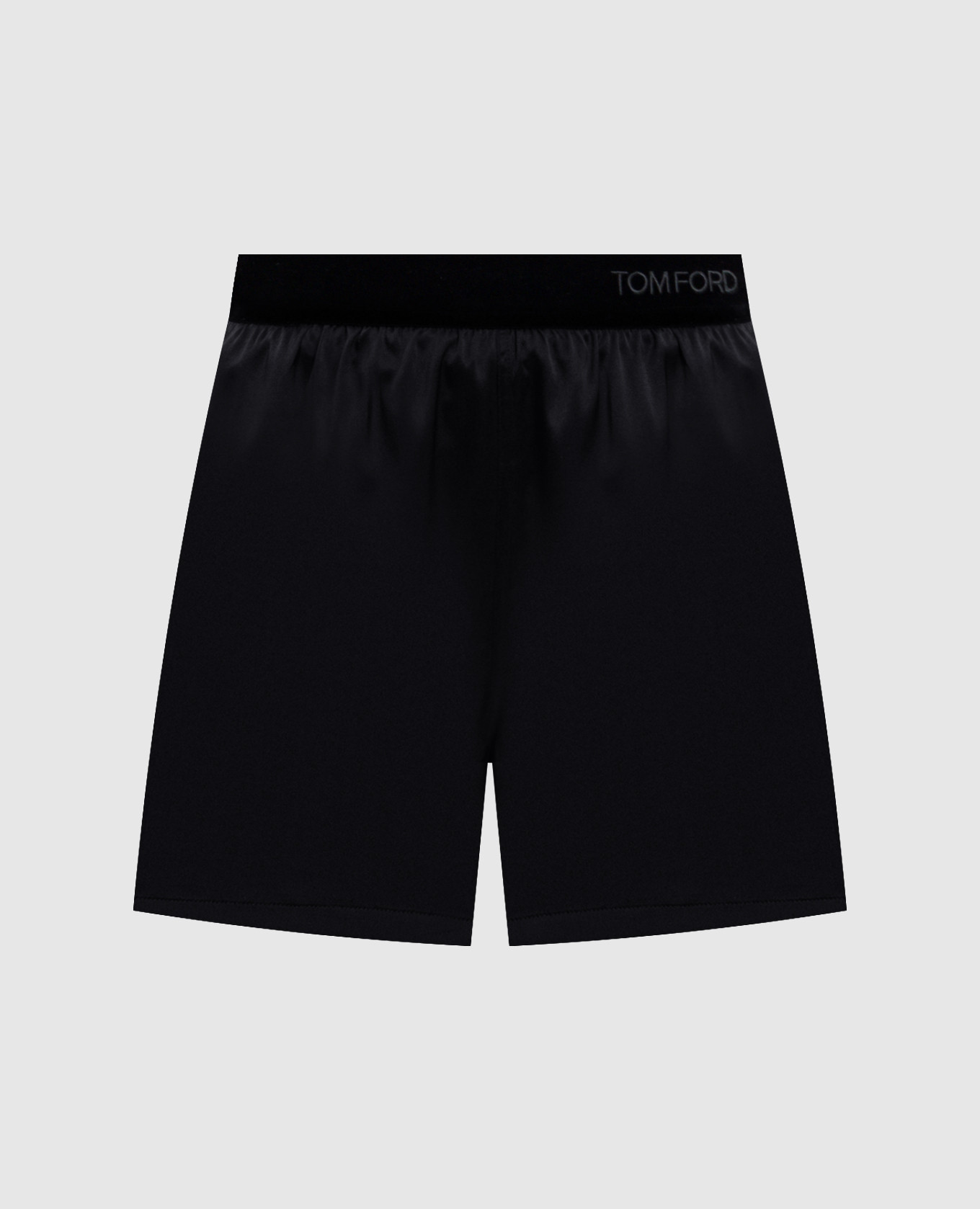 

Black silk shorts Tom Ford