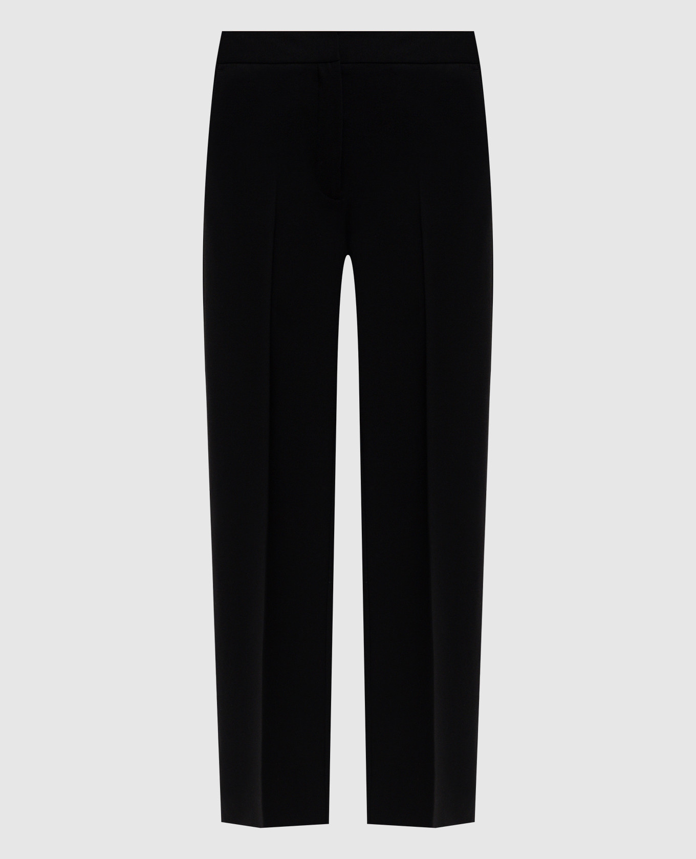 Black pants with logo