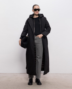 MooRER Black down jacket CAMELY CAMELYSTP
