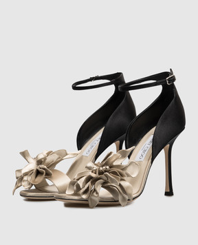 Jimmy Choo Beige Coko sandals with applique COKO100KRQ