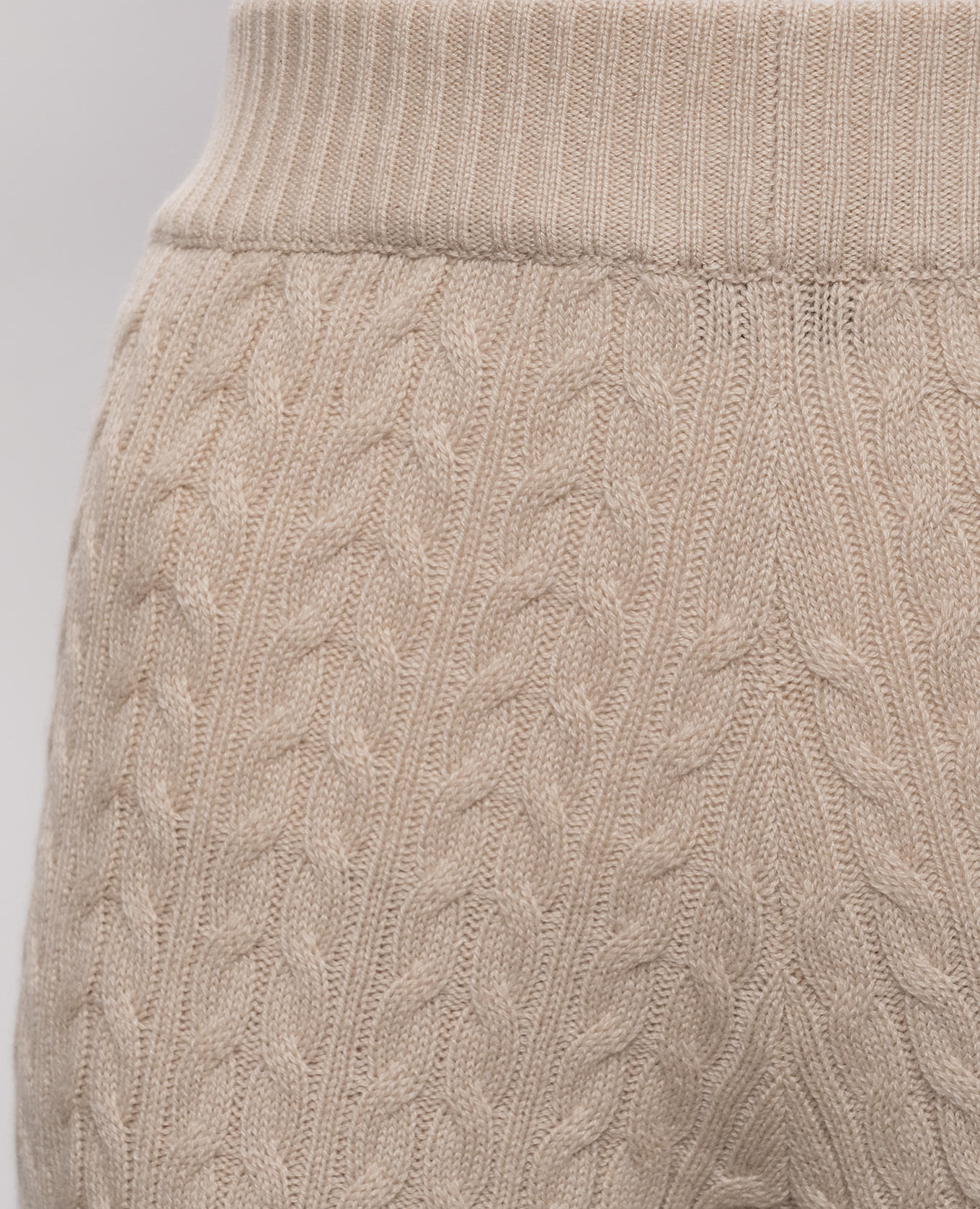 Beige cashmere sweatpants Agnona 5