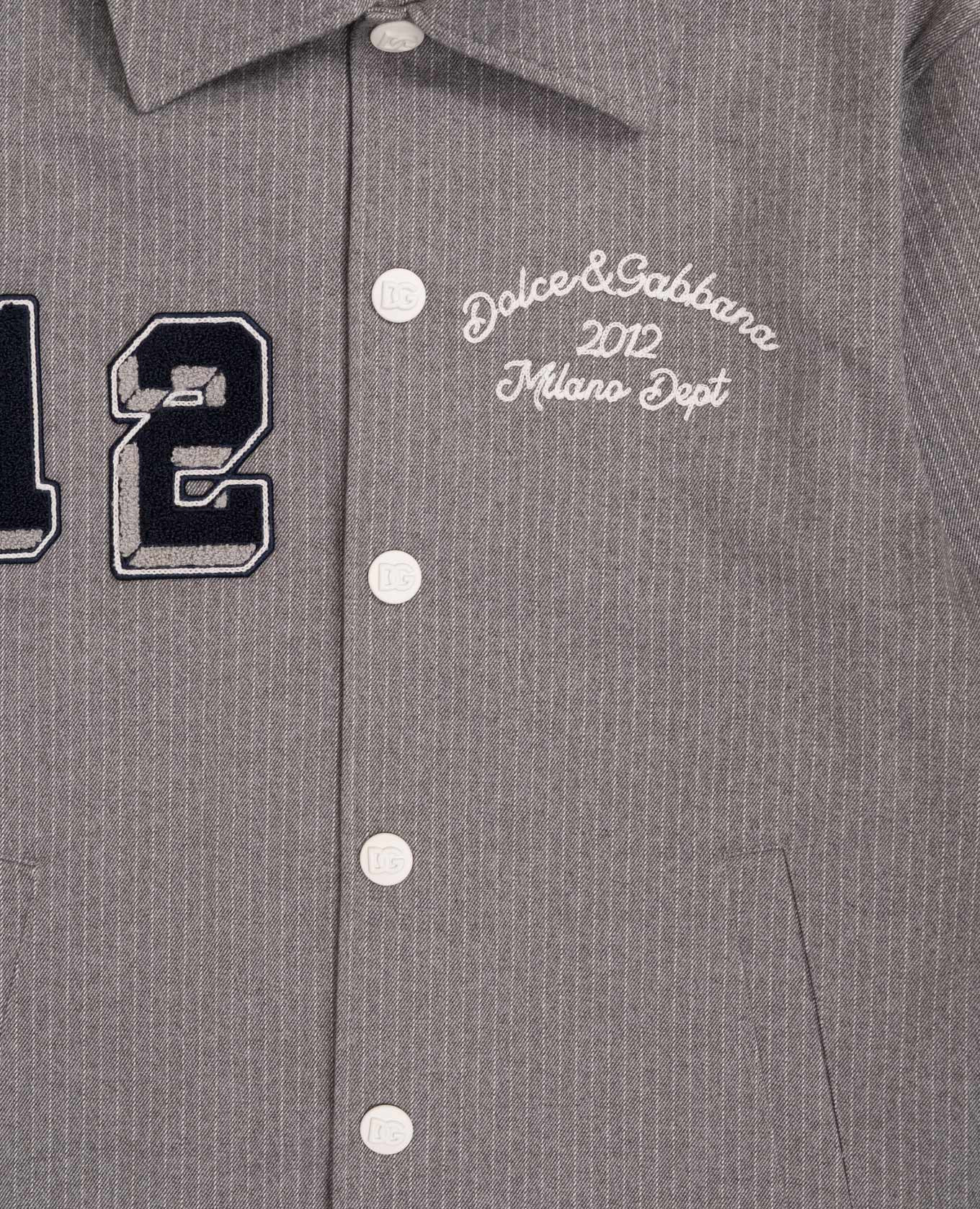 

Children's gray striped jacket Dolce&Gabbana, Grey