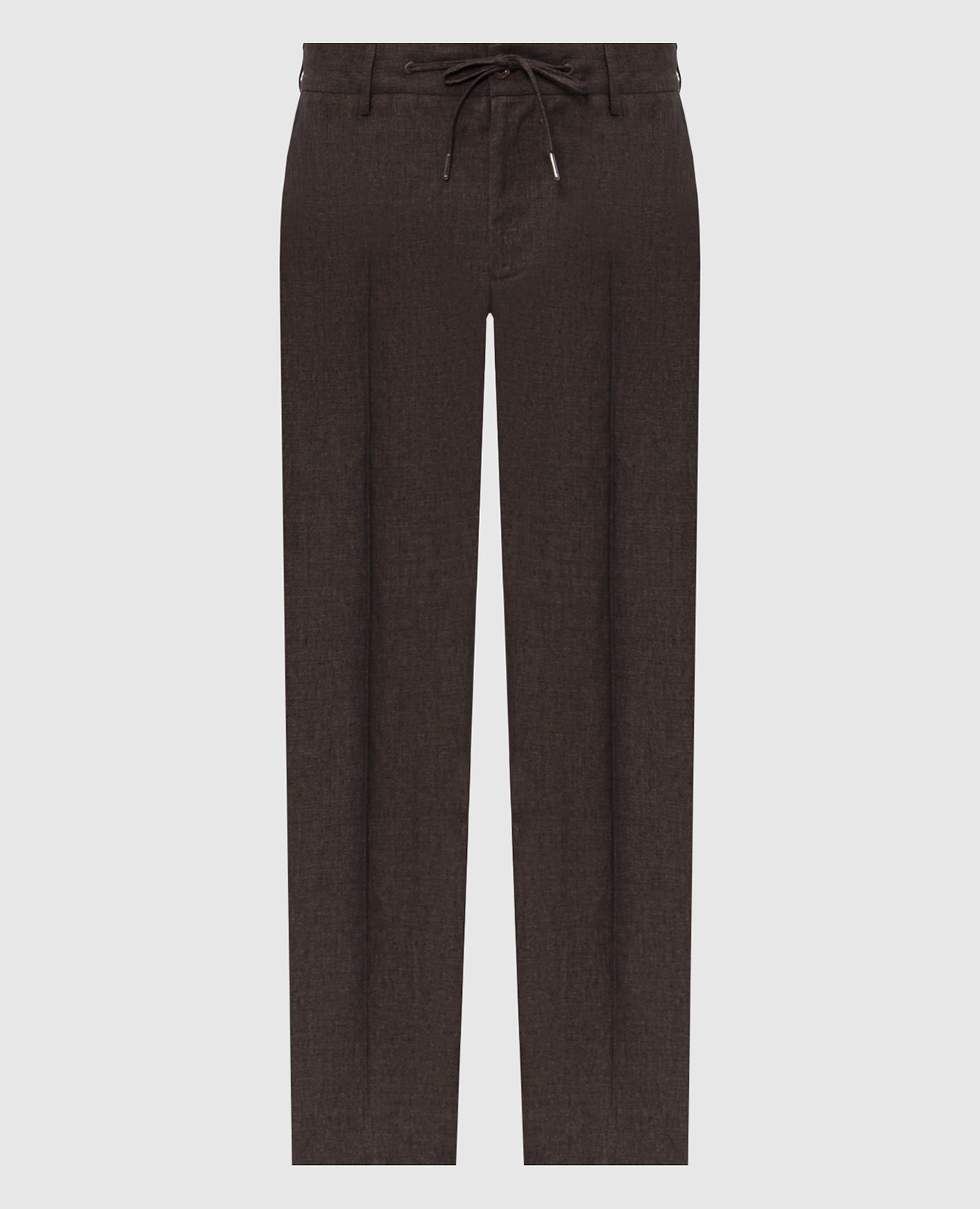Brown linen pants