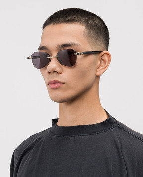 Kuboraum Gold Sunglasses P61 KRSP61LGBB00004Y