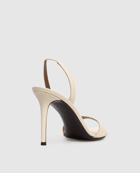 Giuseppe Zanotti Clandestino white patent leather sandals E500001