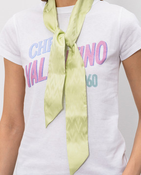 Valentino Green silk twill ribbon 9W2E6017DAA