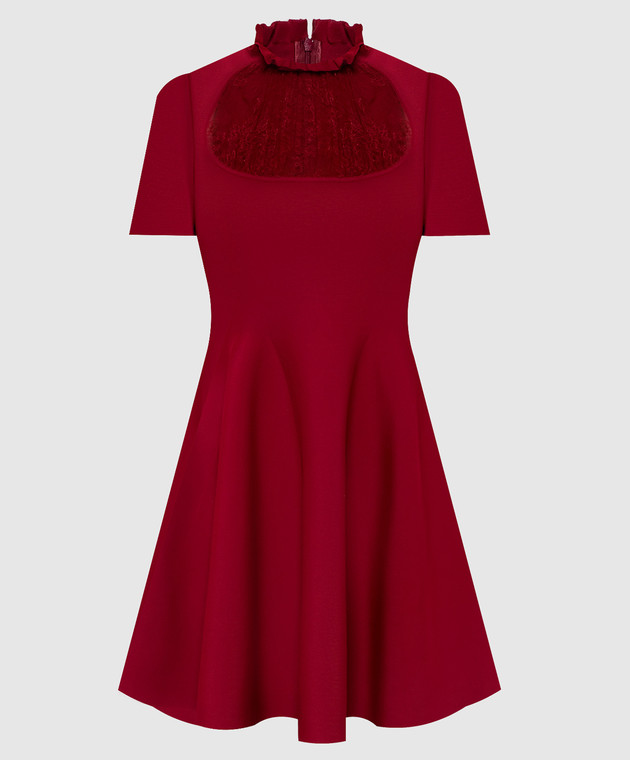 Alexander McQueen - Red dress with lace 848829Q1BE6 - shop with Ireland delivery at Symbol Alexander McQueen - Red dress with lace 848829Q1BE6 - shop with Ireland delivery at Symbol