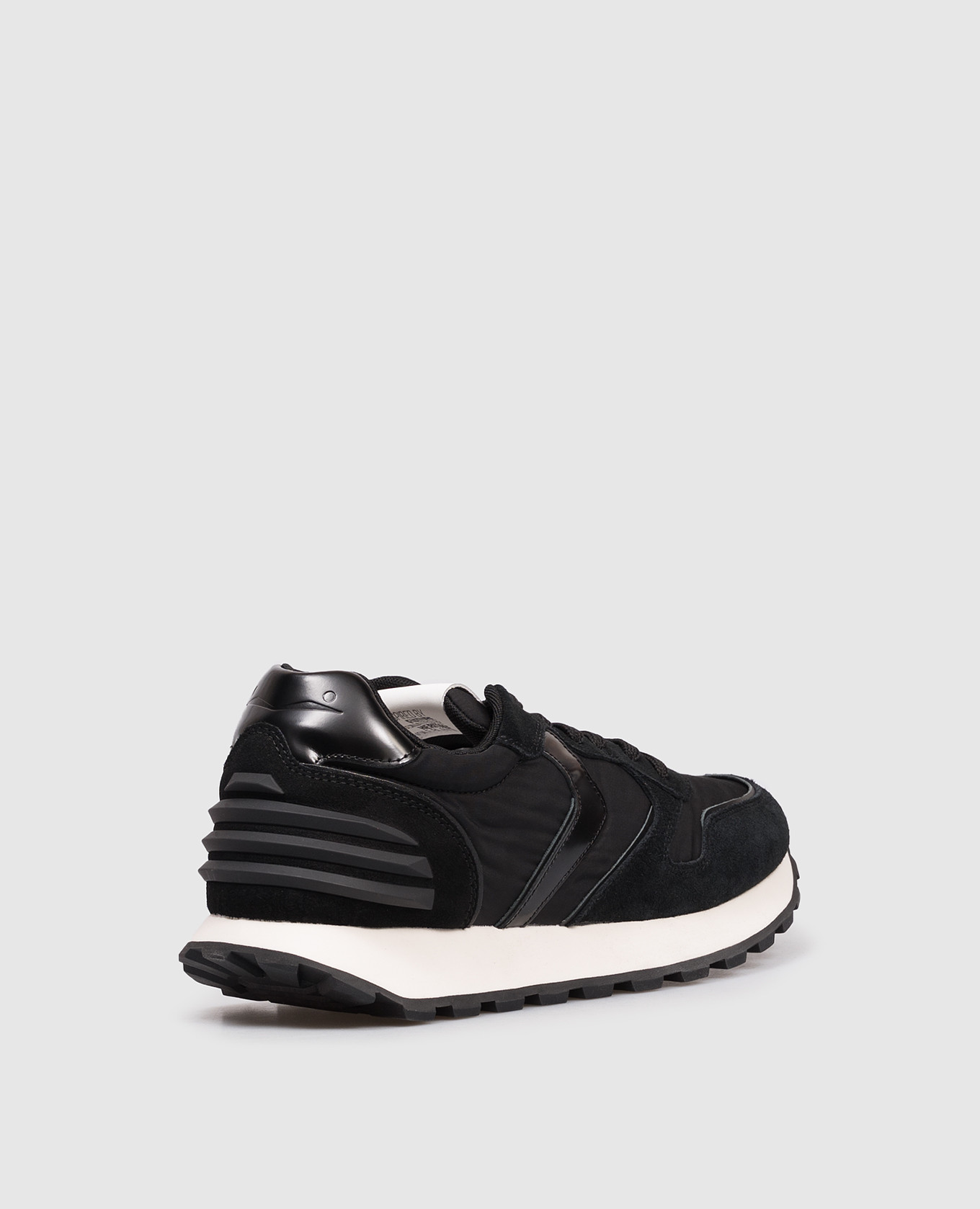 

Black combination sneakers PARIS POWER Voile Blanche