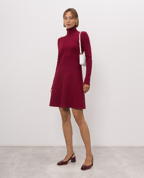 Twinset Burgundy mini dress 262AP3110