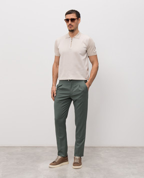 Enrico Mandelli Green wool pants GYM02B4531