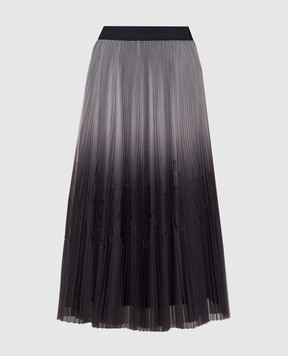 Peserico Gray pleated skirt A0524600P3PL007