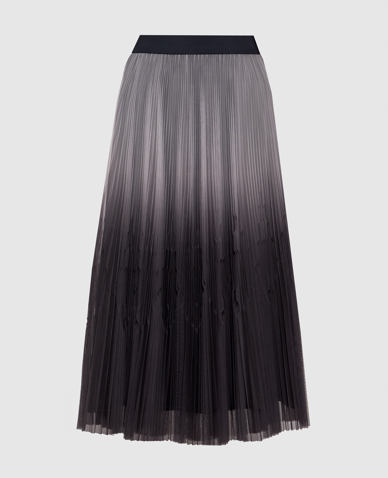 Gray pleated skirt Peserico