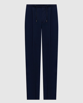 Pini Parma Blue wool pants TRLEISUREBL