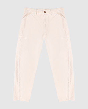 Brunello Cucinelli Children's beige corduroy pants B280UP118C