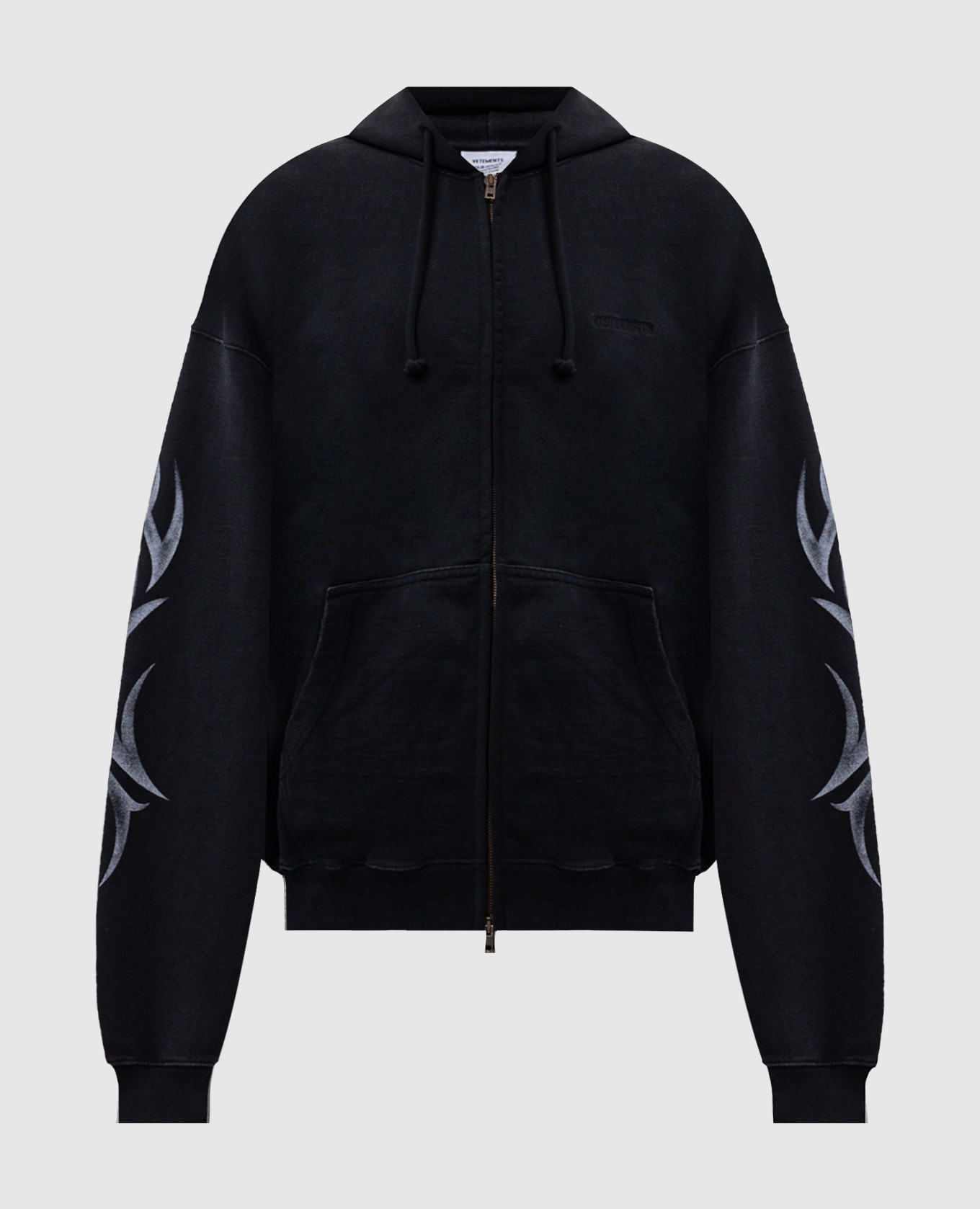 Black sports jacket with print
