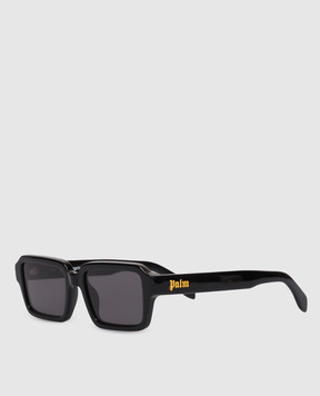 Palm Angels Black sunglasses with accent logo PA1025100753