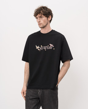 Off-White Black T-shirt with Dream Arrow print 44MAA120Z26J003