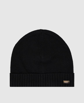 Herno Black cashmere hat BER00085D71047