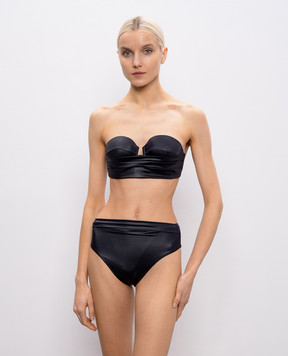 Balmain Black swimsuit with logo BKBB92500
