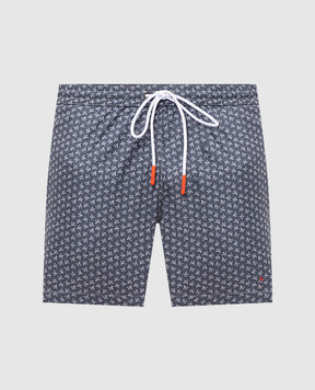 ISAIA Gray swim shorts COSI19BW269