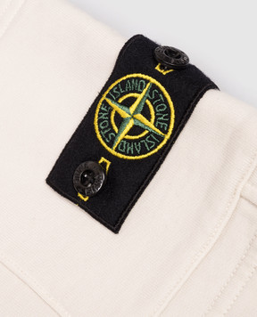 Stone Island Children's ivory shorts L1S166200006S004068