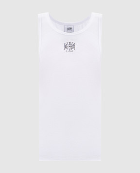Vetements White ribbed T-shirt MH27TT247W